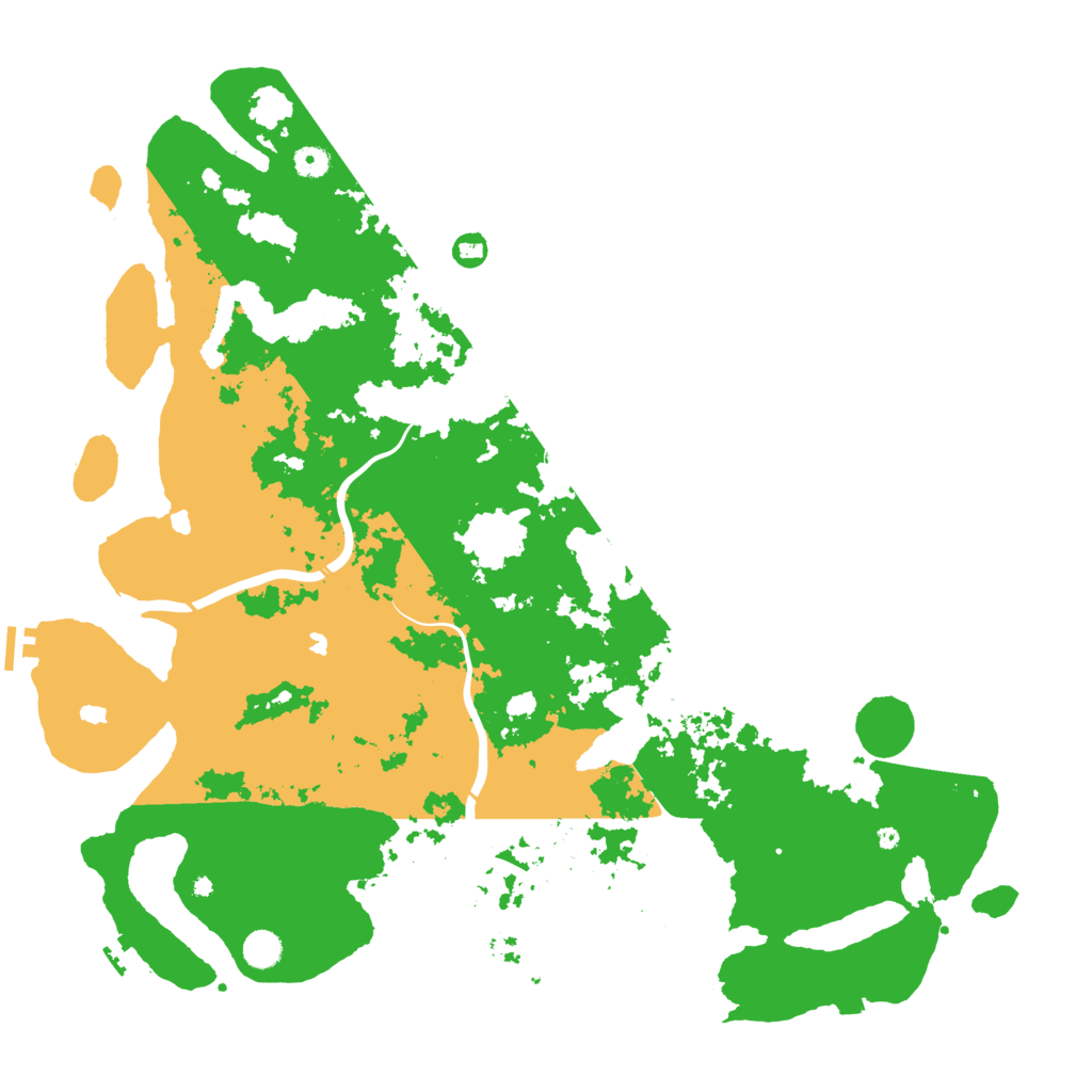 Biome Rust Map: Procedural Map, Size: 5000, Seed: 1244173