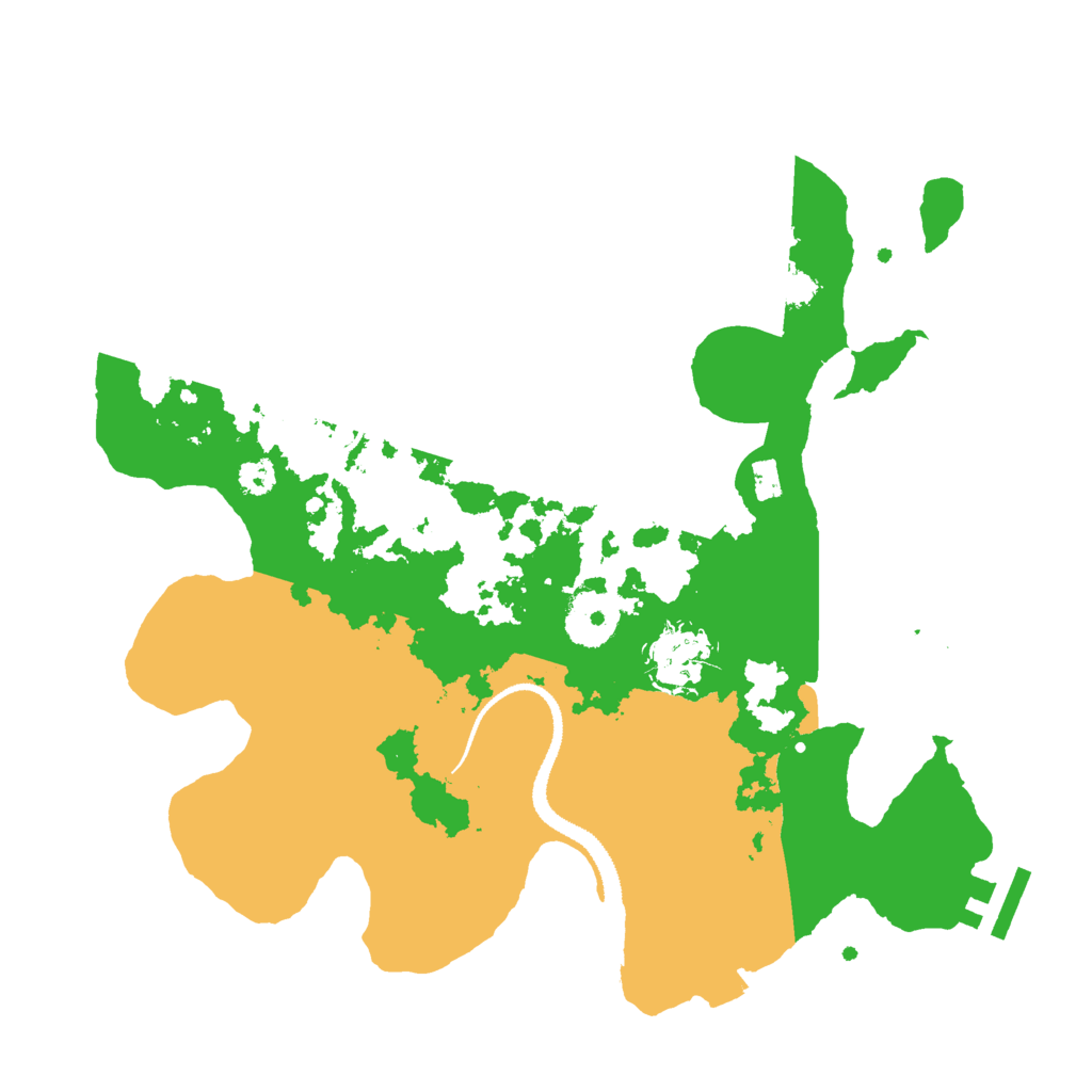 Biome Rust Map: Procedural Map, Size: 3000, Seed: 9833