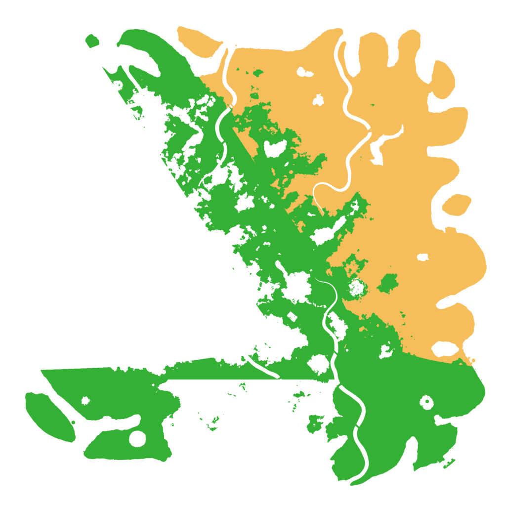 Biome Rust Map: Procedural Map, Size: 5500, Seed: 2436524