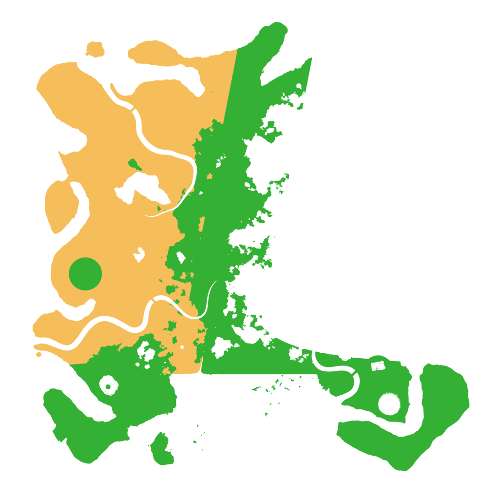 Biome Rust Map: Procedural Map, Size: 4000, Seed: 16691