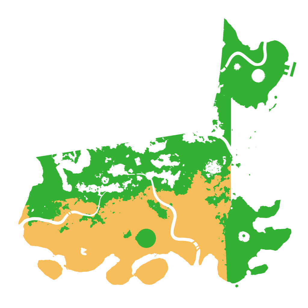 Biome Rust Map: Procedural Map, Size: 4250, Seed: 500684