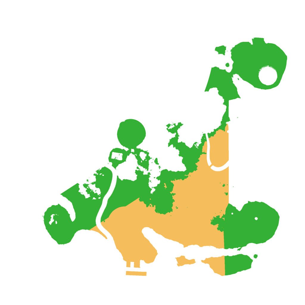 Biome Rust Map: Procedural Map, Size: 3000, Seed: 18684