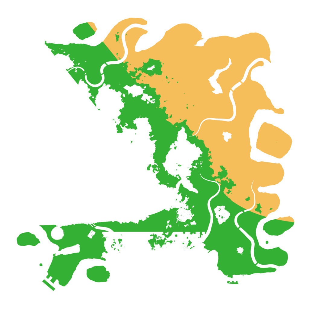Biome Rust Map: Procedural Map, Size: 4250, Seed: 5634182