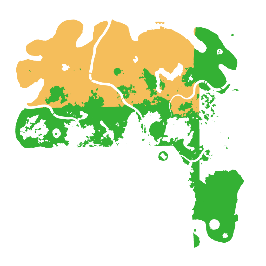 Biome Rust Map: Procedural Map, Size: 4500, Seed: 978534995