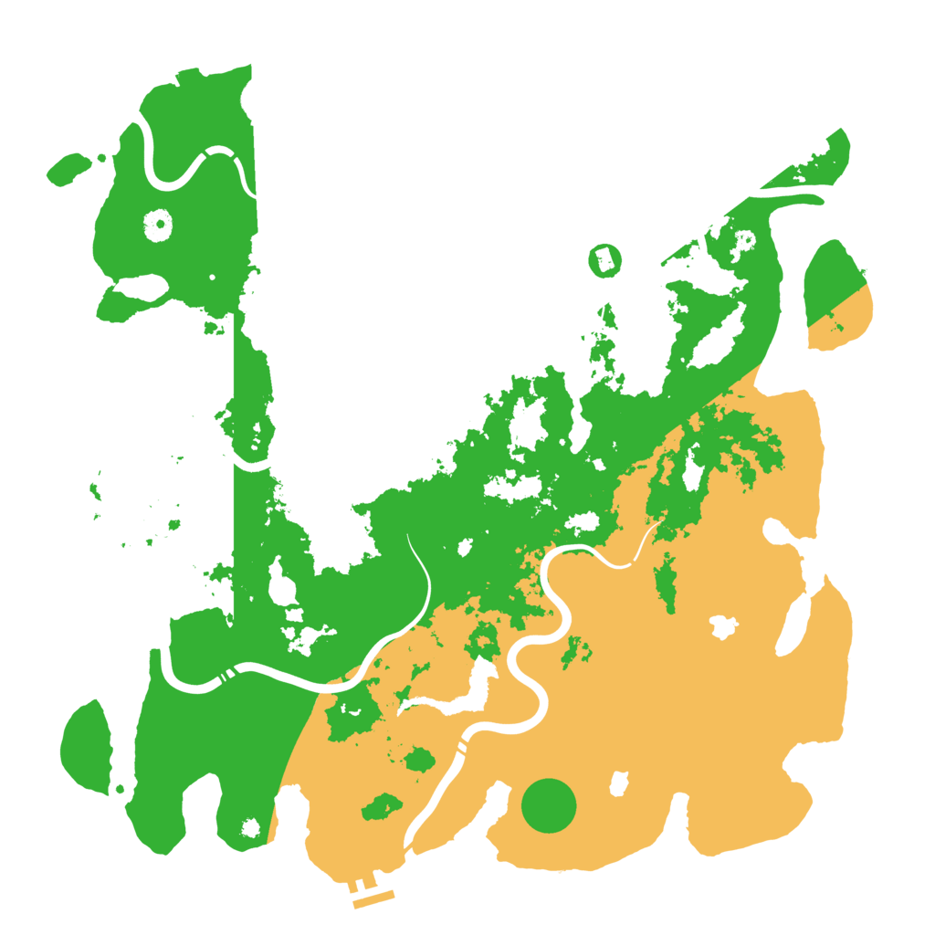 Biome Rust Map: Procedural Map, Size: 4500, Seed: 10991844