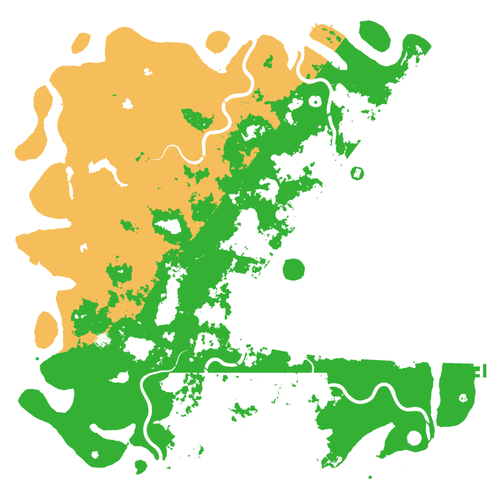 Biome Rust Map: Procedural Map, Size: 6000, Seed: 1584012