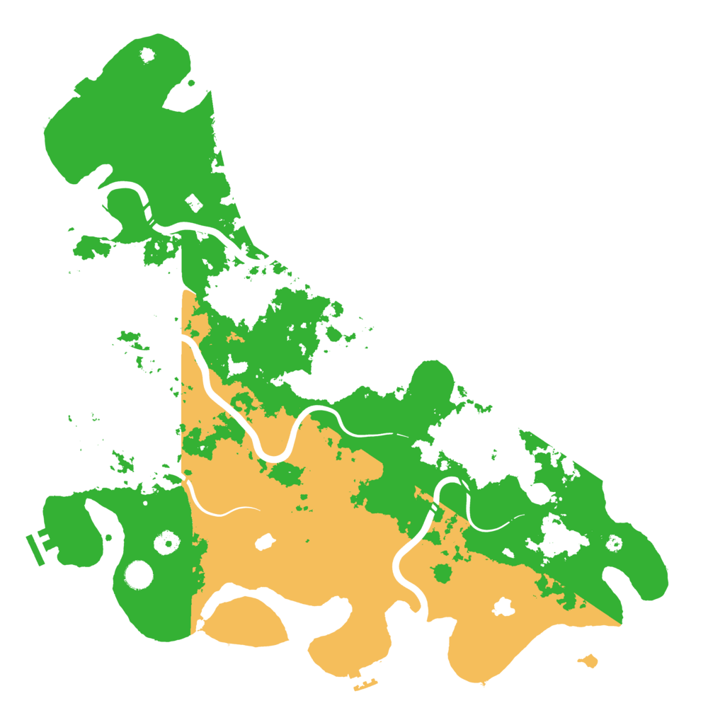 Biome Rust Map: Procedural Map, Size: 4500, Seed: 558965016