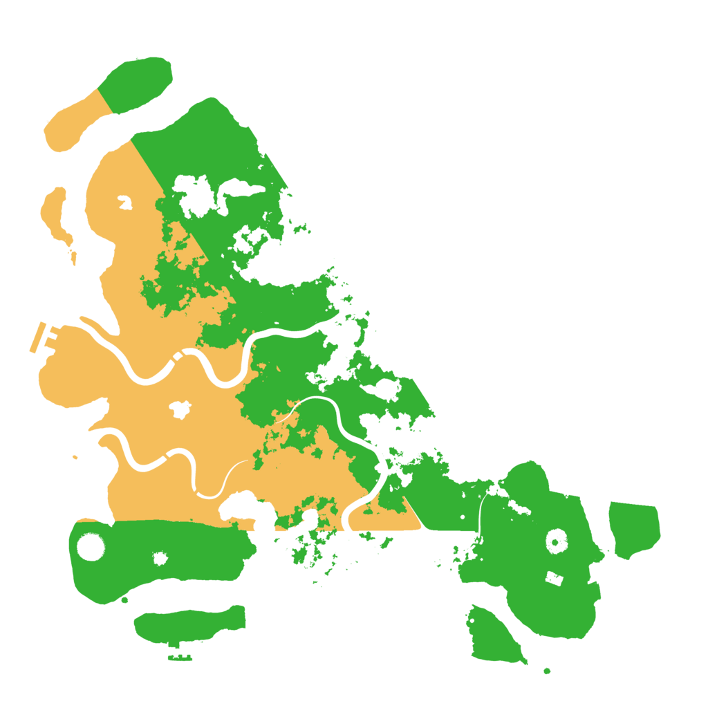 Biome Rust Map: Procedural Map, Size: 4500, Seed: 745157897