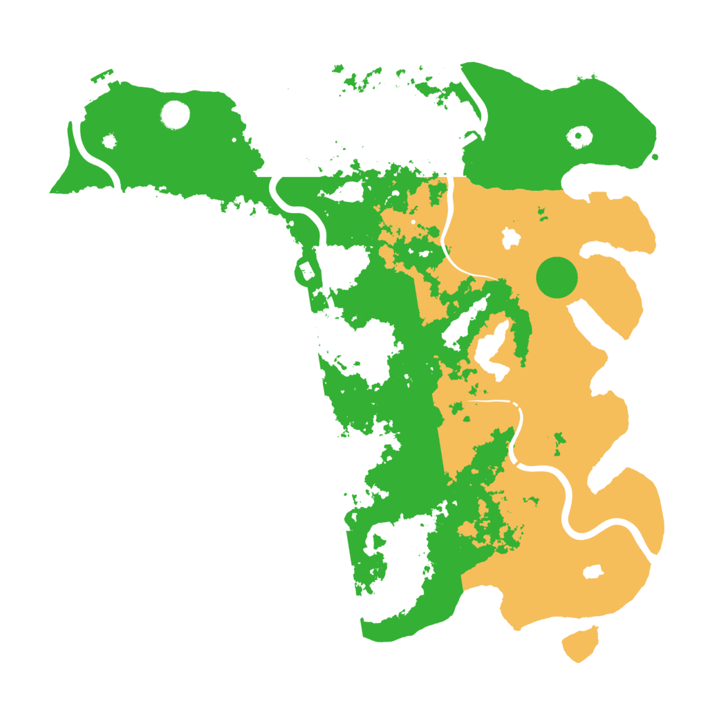 Biome Rust Map: Procedural Map, Size: 4500, Seed: 17072025