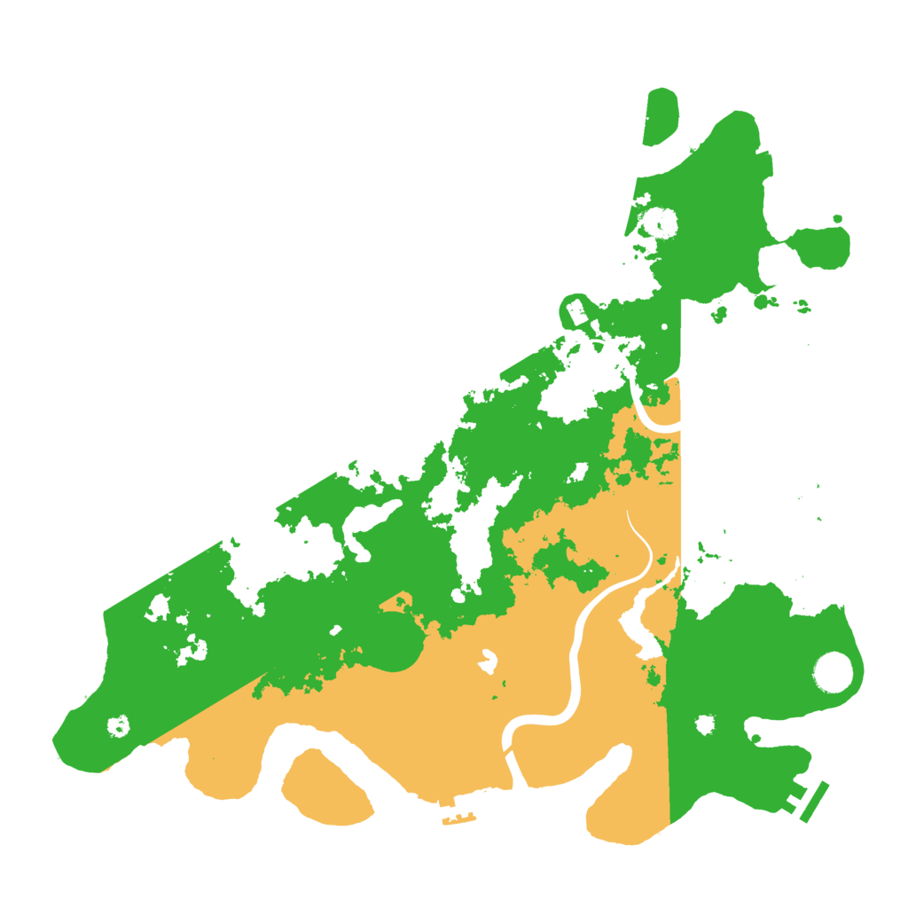 Biome Rust Map: Procedural Map, Size: 4096, Seed: 1149215654