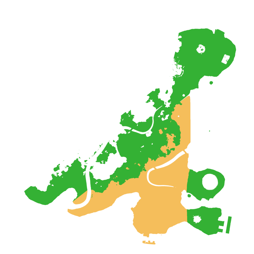 Biome Rust Map: Procedural Map, Size: 3000, Seed: 289624095