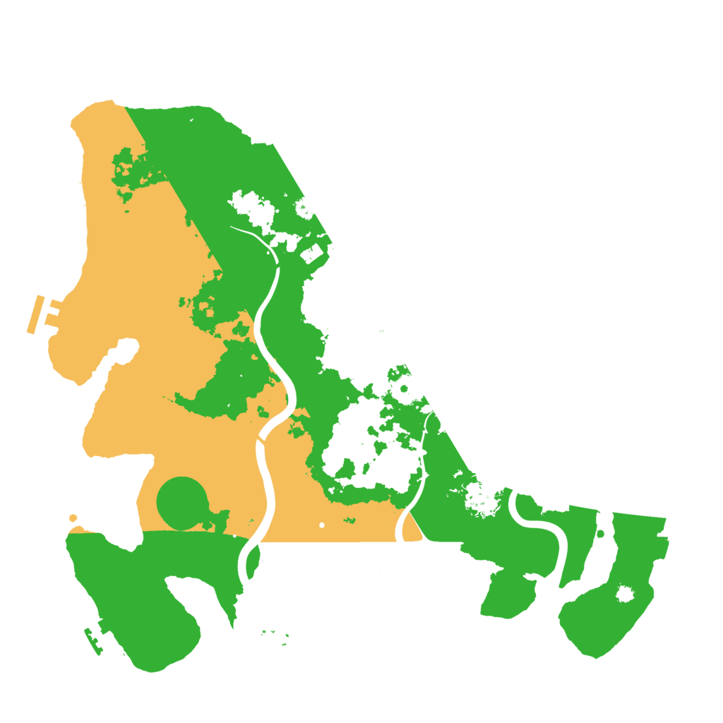 Biome Rust Map: Procedural Map, Size: 3750, Seed: 1376943109