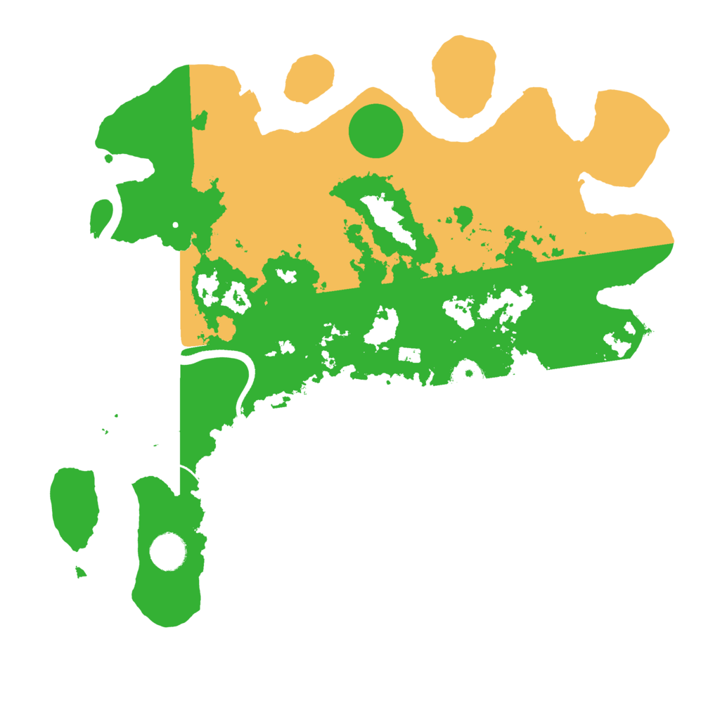 Biome Rust Map: Procedural Map, Size: 3500, Seed: 21046