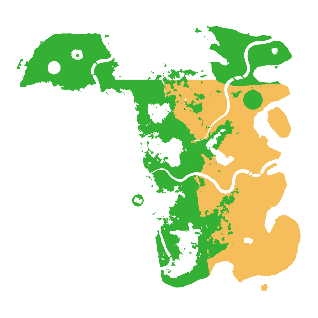 Biome Rust Map: Procedural Map, Size: 4350, Seed: 17072025