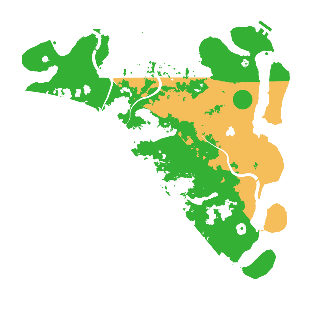 Biome Rust Map: Procedural Map, Size: 4200, Seed: 275884260