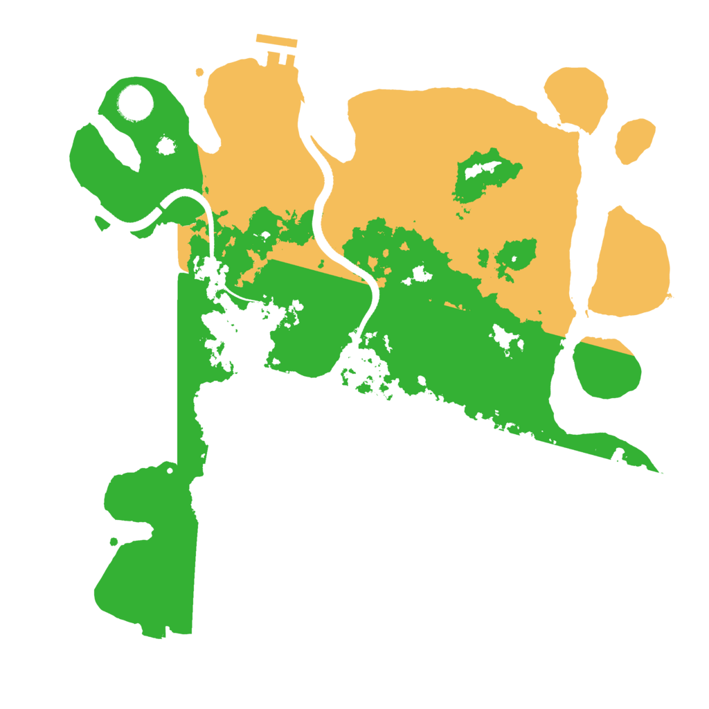 Biome Rust Map: Procedural Map, Size: 3500, Seed: 724206404