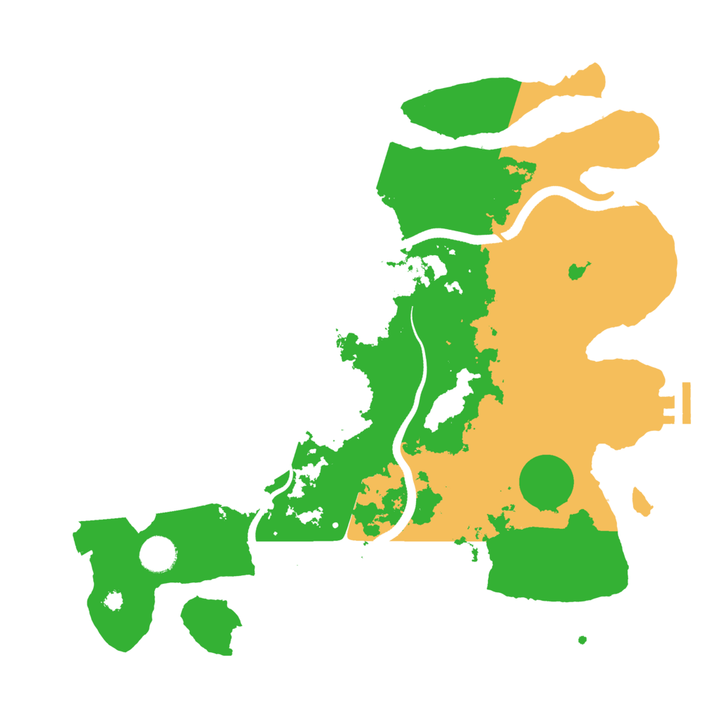 Biome Rust Map: Procedural Map, Size: 3500, Seed: 1323563676