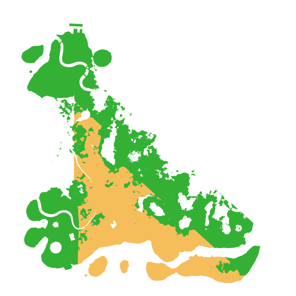Biome Rust Map: Procedural Map, Size: 4500, Seed: 1379535078
