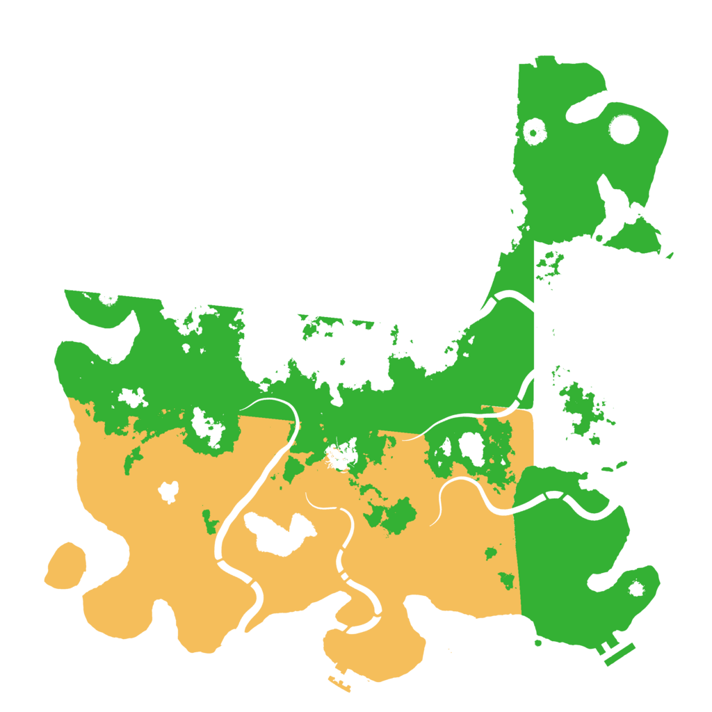 Biome Rust Map: Procedural Map, Size: 4250, Seed: 98341