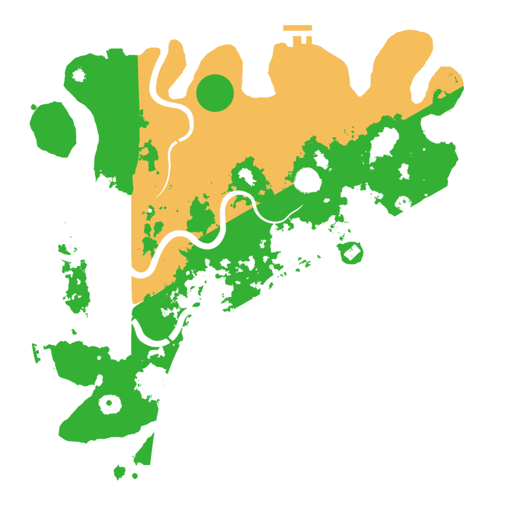 Biome Rust Map: Procedural Map, Size: 3700, Seed: 329821366