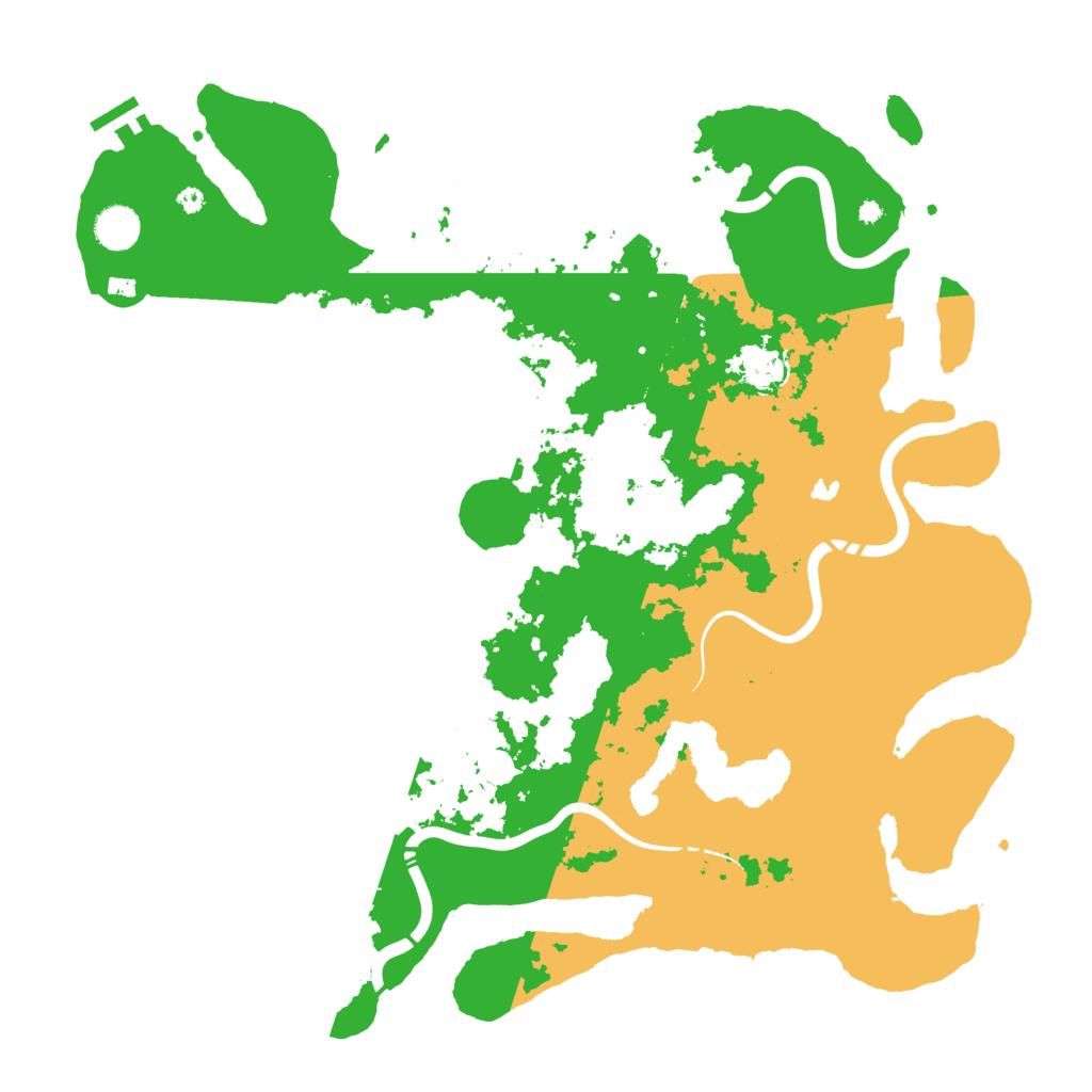 Biome Rust Map: Procedural Map, Size: 4250, Seed: 1187350472