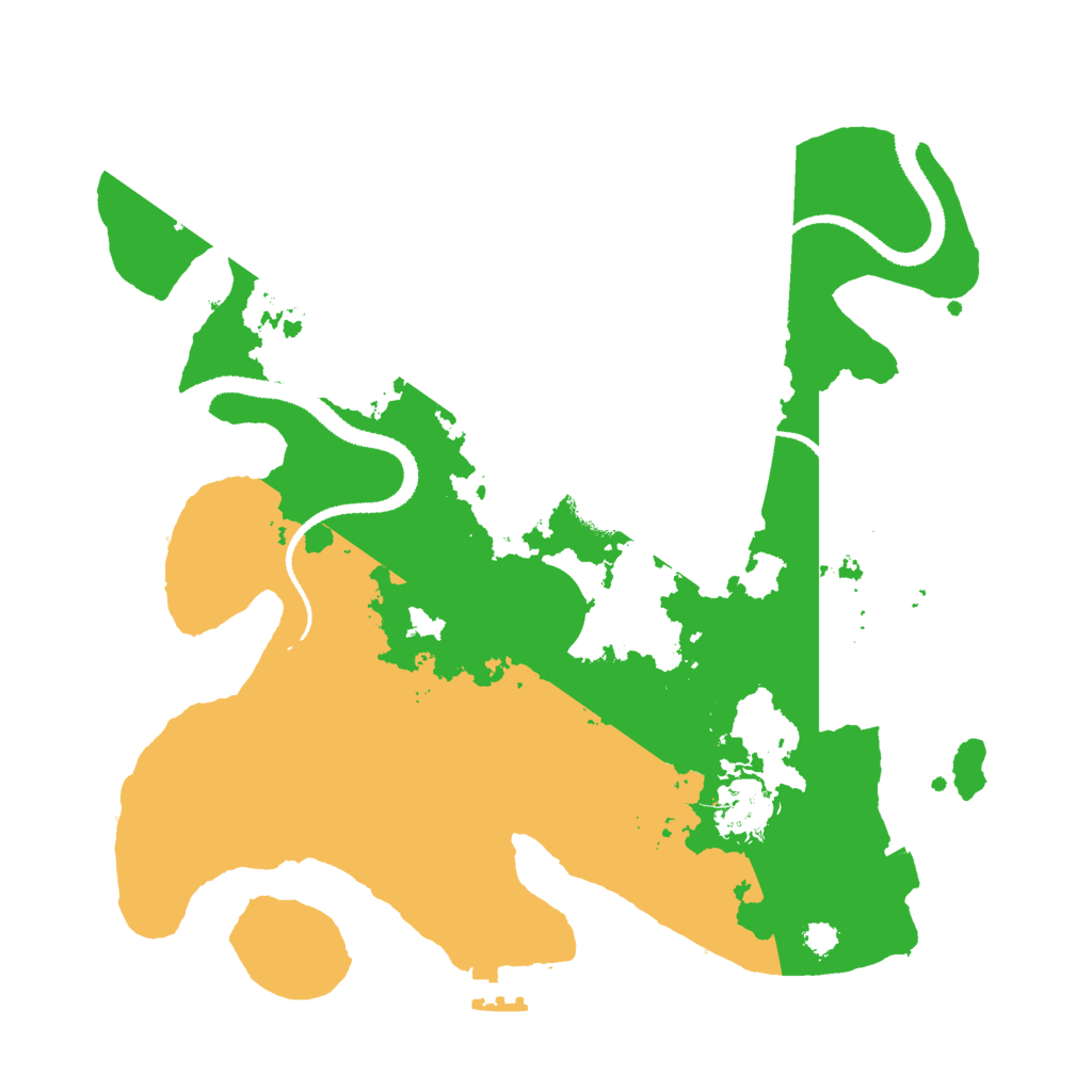 Biome Rust Map: Procedural Map, Size: 3000, Seed: 425879315