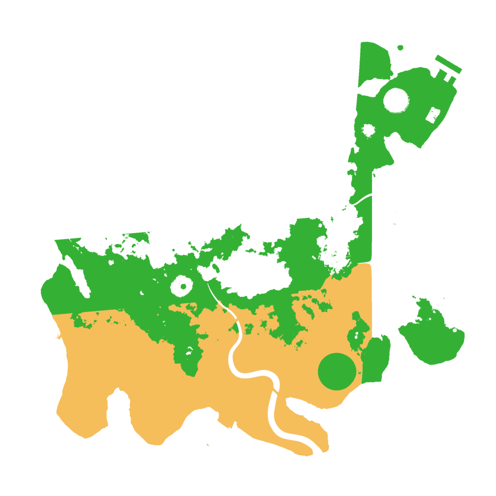 Biome Rust Map: Procedural Map, Size: 3500, Seed: 82140564