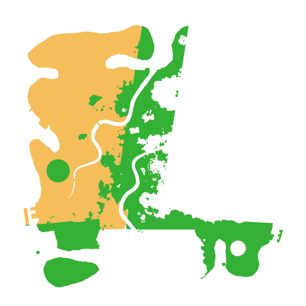 Biome Rust Map: Procedural Map, Size: 3500, Seed: 1828398017