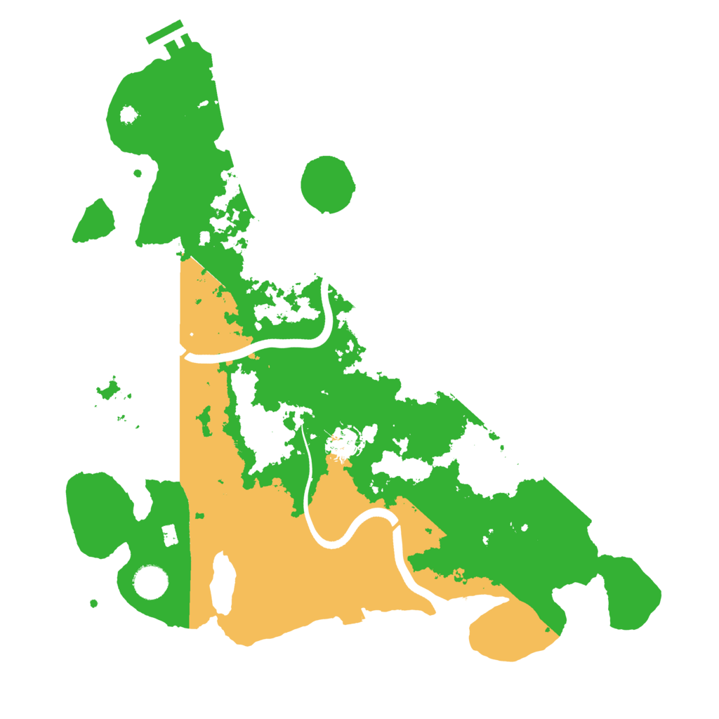 Biome Rust Map: Procedural Map, Size: 3700, Seed: 312867764