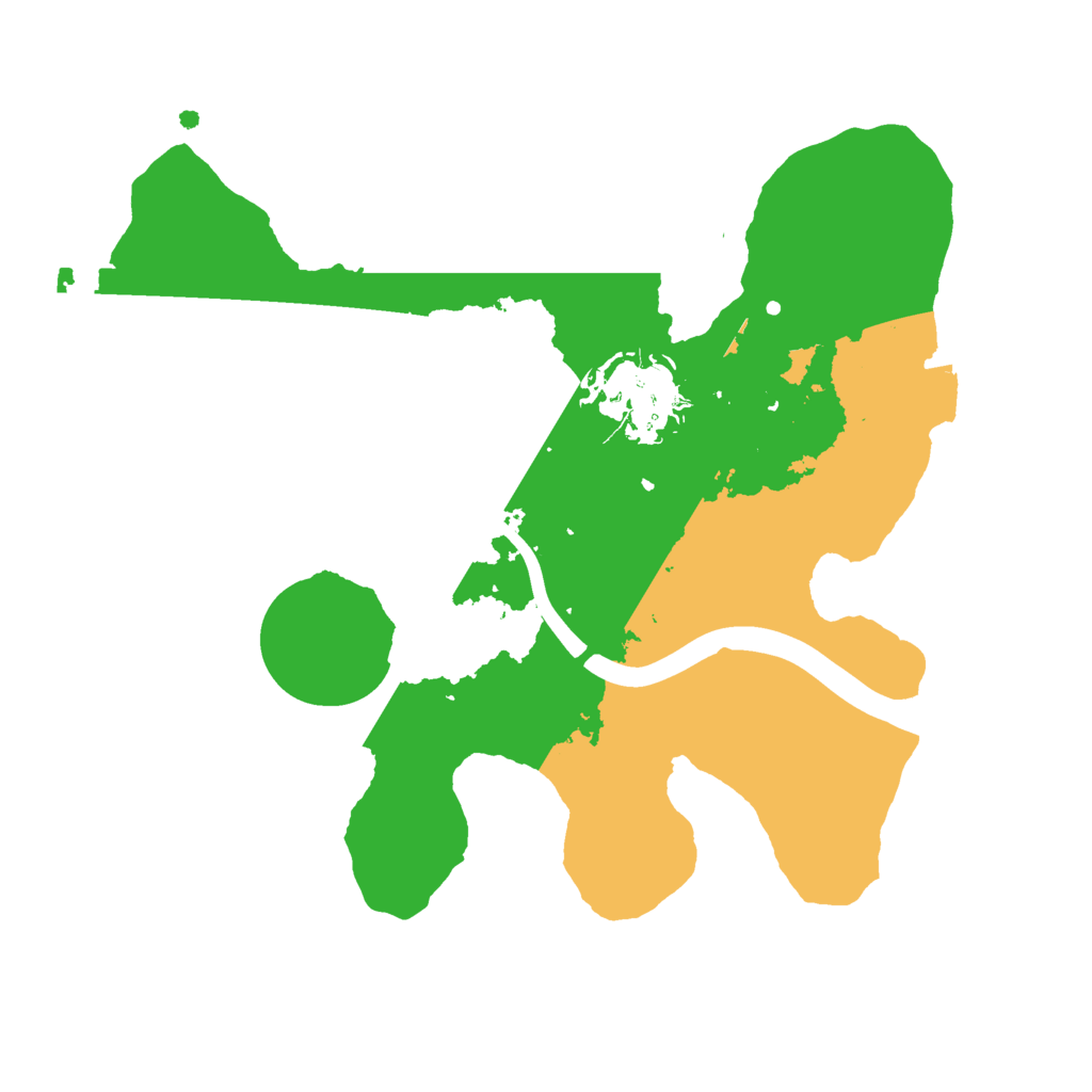 Biome Rust Map: Procedural Map, Size: 2250, Seed: 202833451