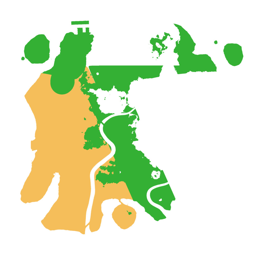 Biome Rust Map: Procedural Map, Size: 3000, Seed: 776309521