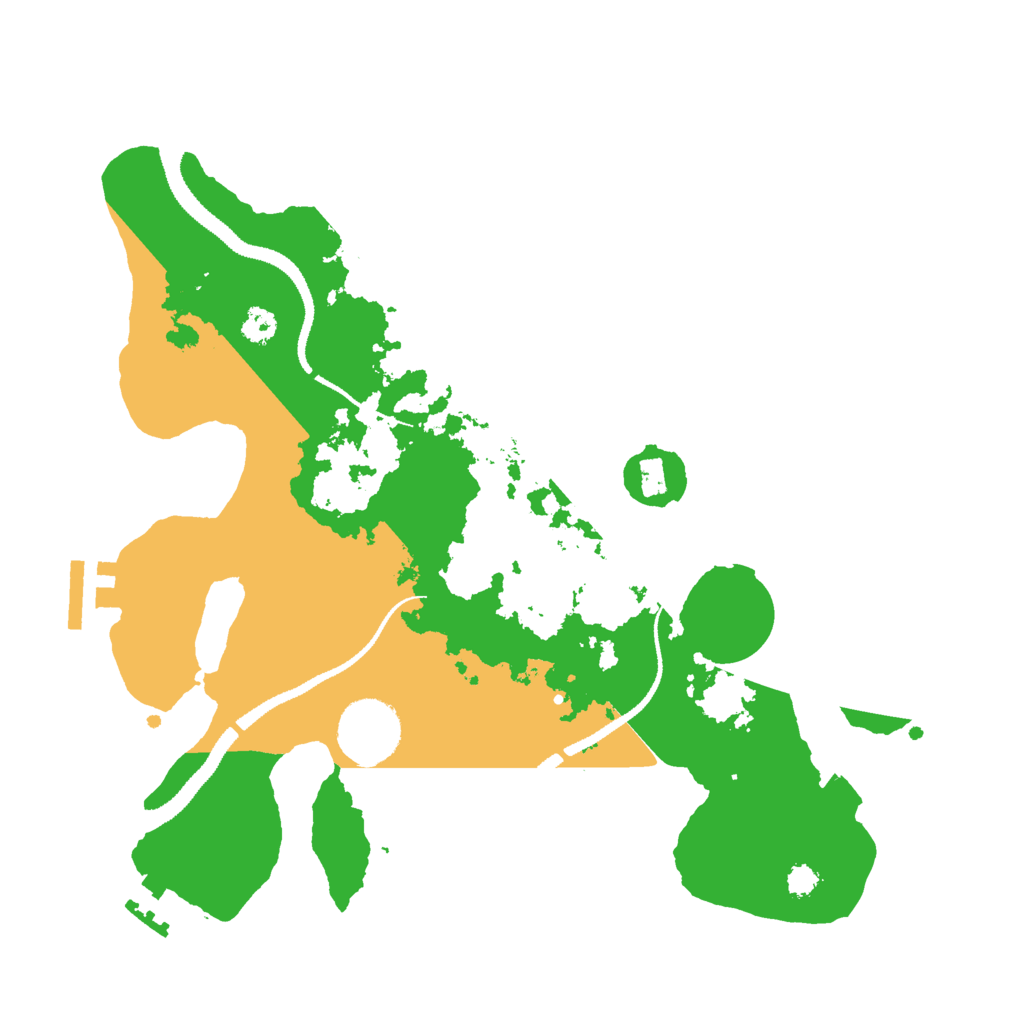 Biome Rust Map: Procedural Map, Size: 3000, Seed: 84736219