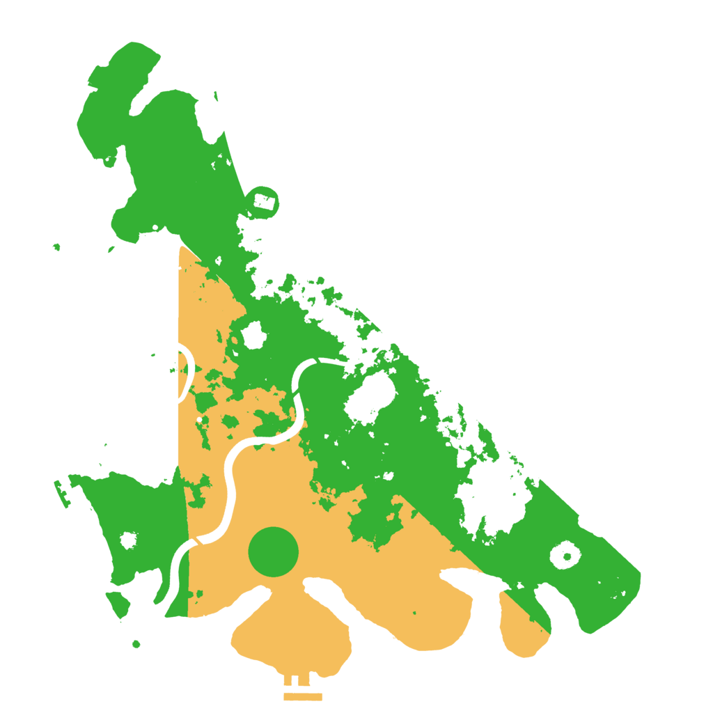 Biome Rust Map: Procedural Map, Size: 3750, Seed: 1224403502