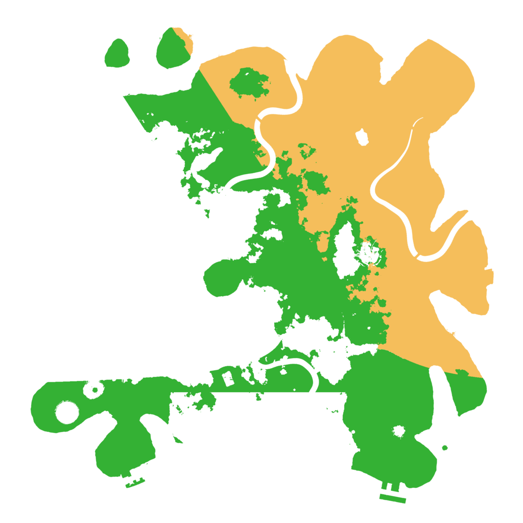 Biome Rust Map: Procedural Map, Size: 4000, Seed: 283332410