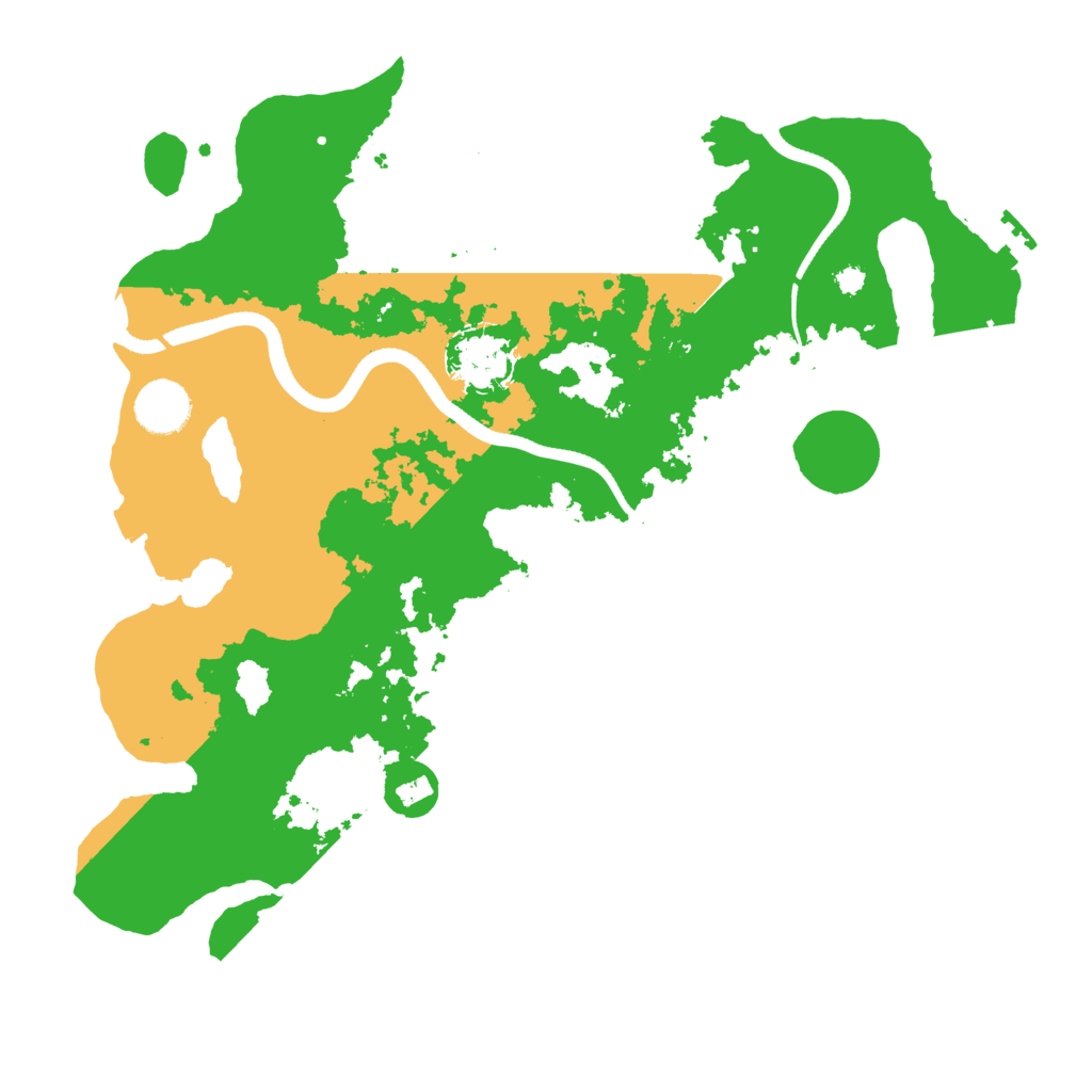 Biome Rust Map: Procedural Map, Size: 3500, Seed: 893171366