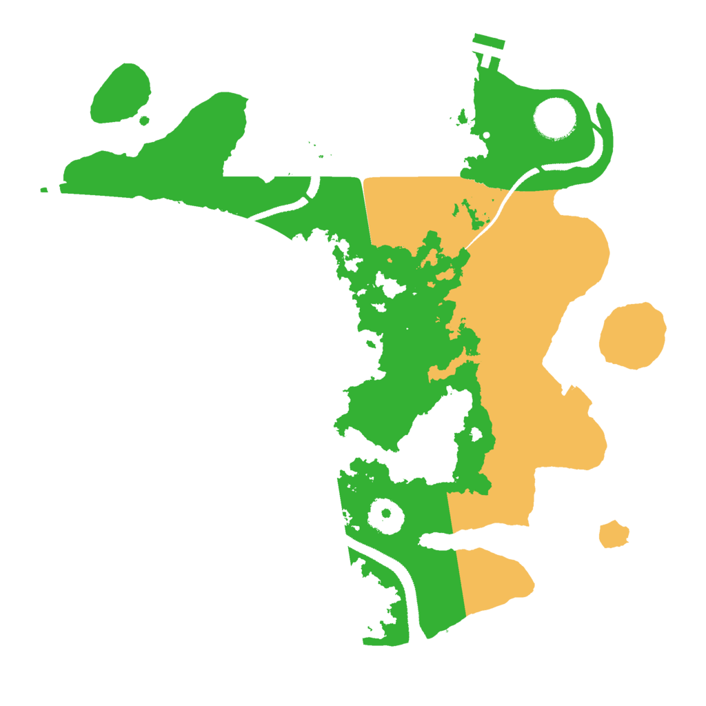 Biome Rust Map: Procedural Map, Size: 3000, Seed: 1768842031