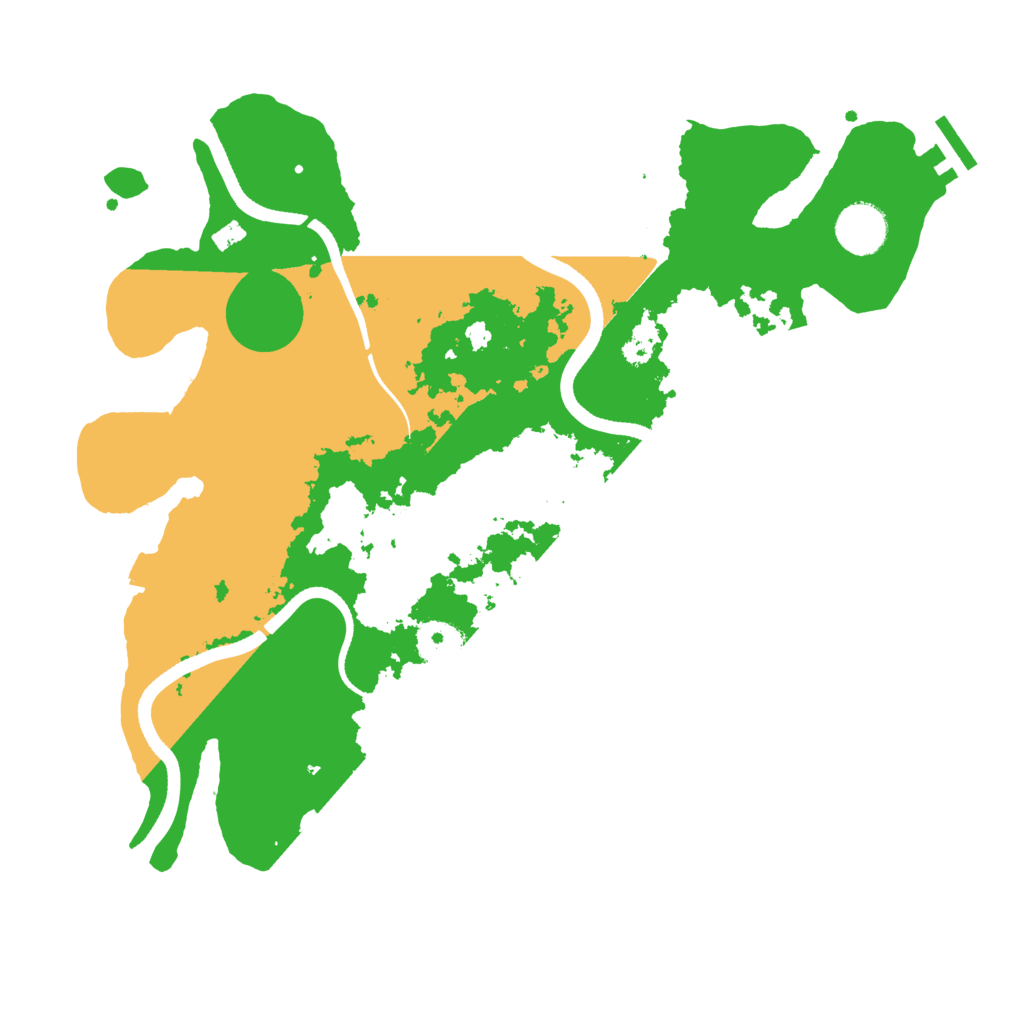 Biome Rust Map: Procedural Map, Size: 3500, Seed: 1300522265