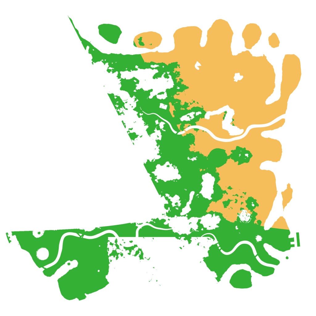 Biome Rust Map: Procedural Map, Size: 4500, Seed: 243344238