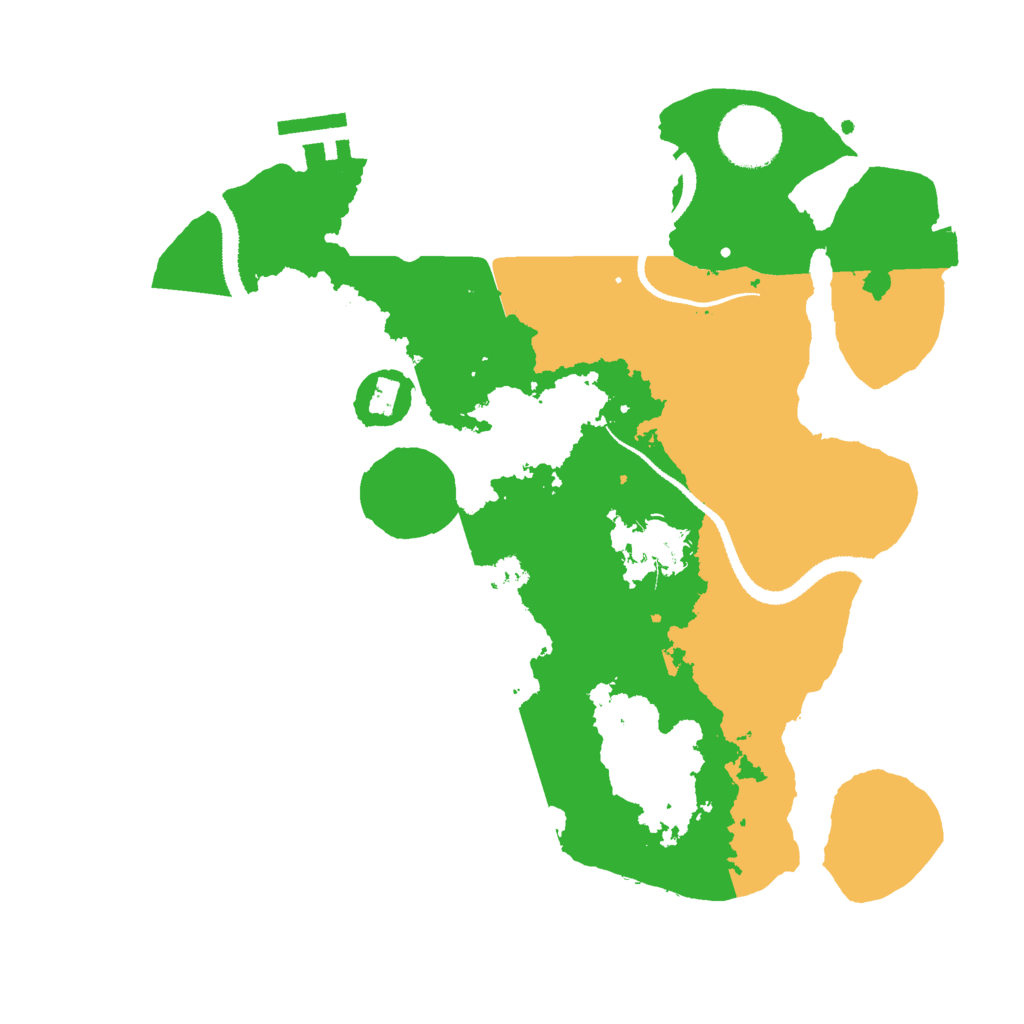 Biome Rust Map: Procedural Map, Size: 3000, Seed: 1013896461