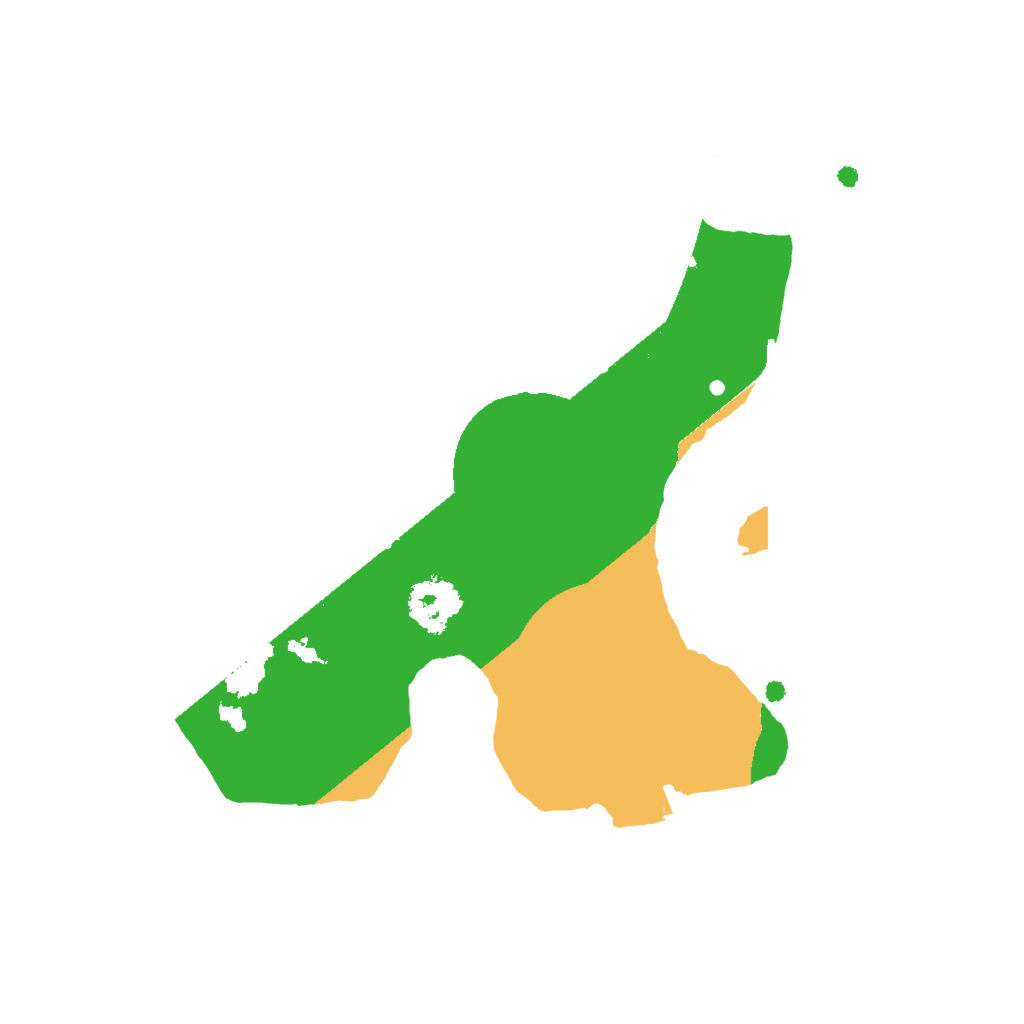 Biome Rust Map: Procedural Map, Size: 2000, Seed: 74326