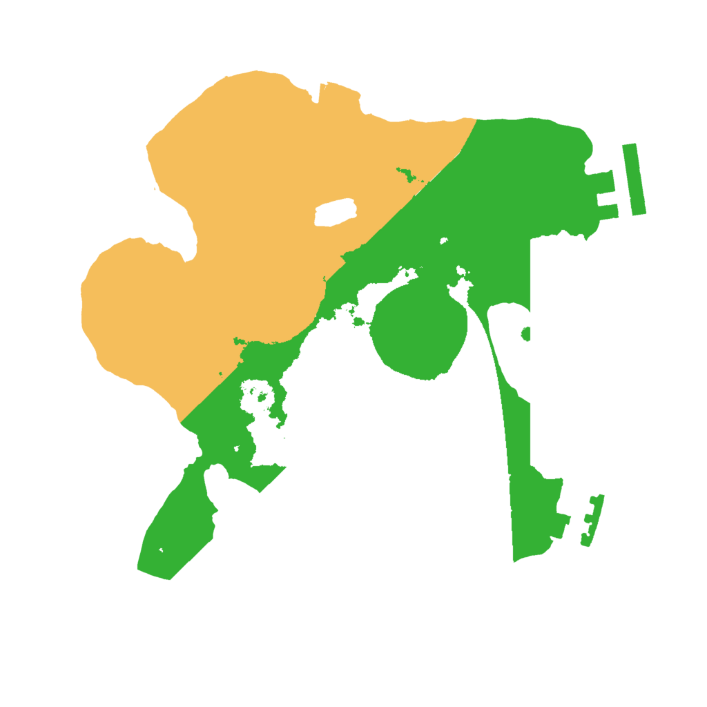 Biome Rust Map: Procedural Map, Size: 2000, Seed: 564787832