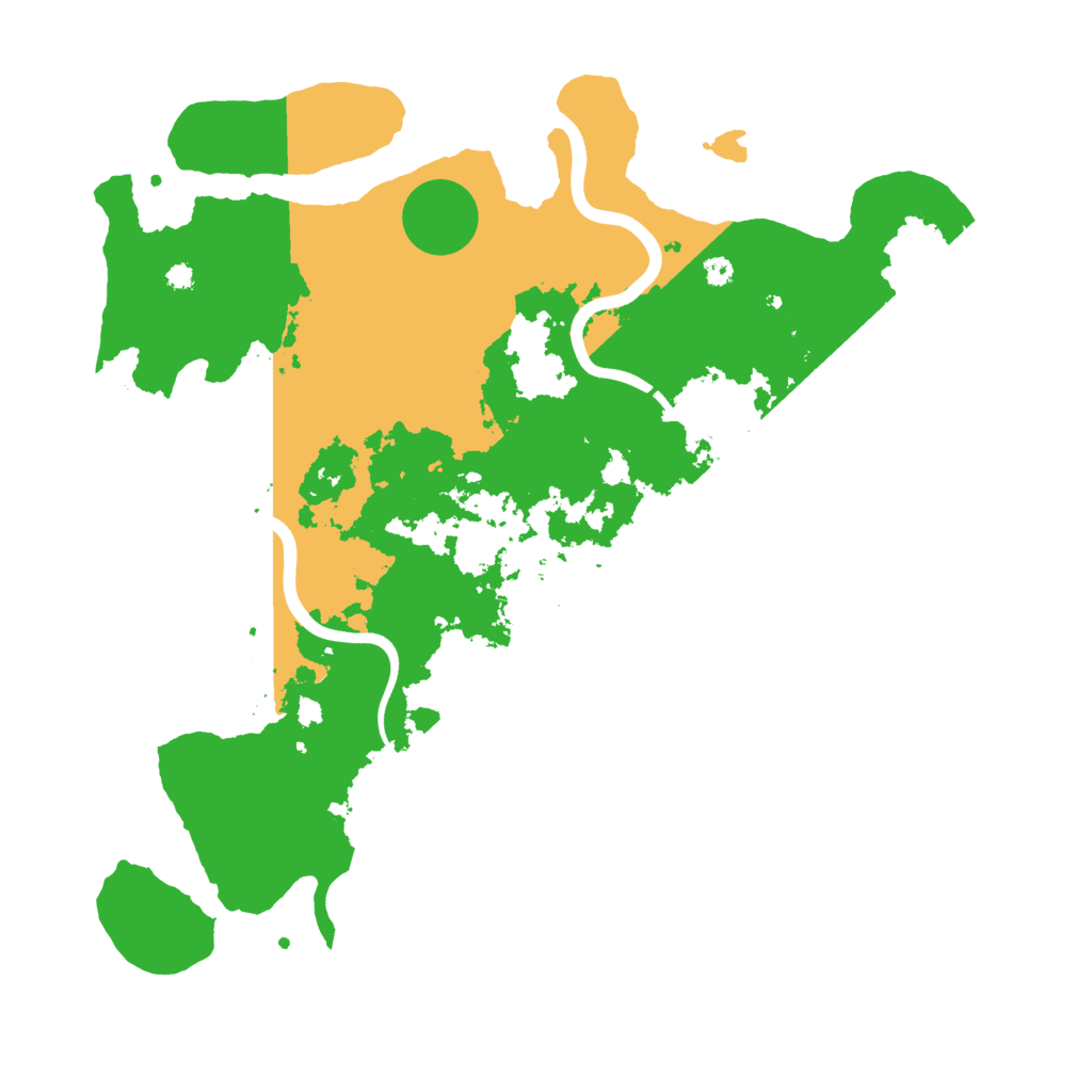 Biome Rust Map: Procedural Map, Size: 3800, Seed: 2087466055