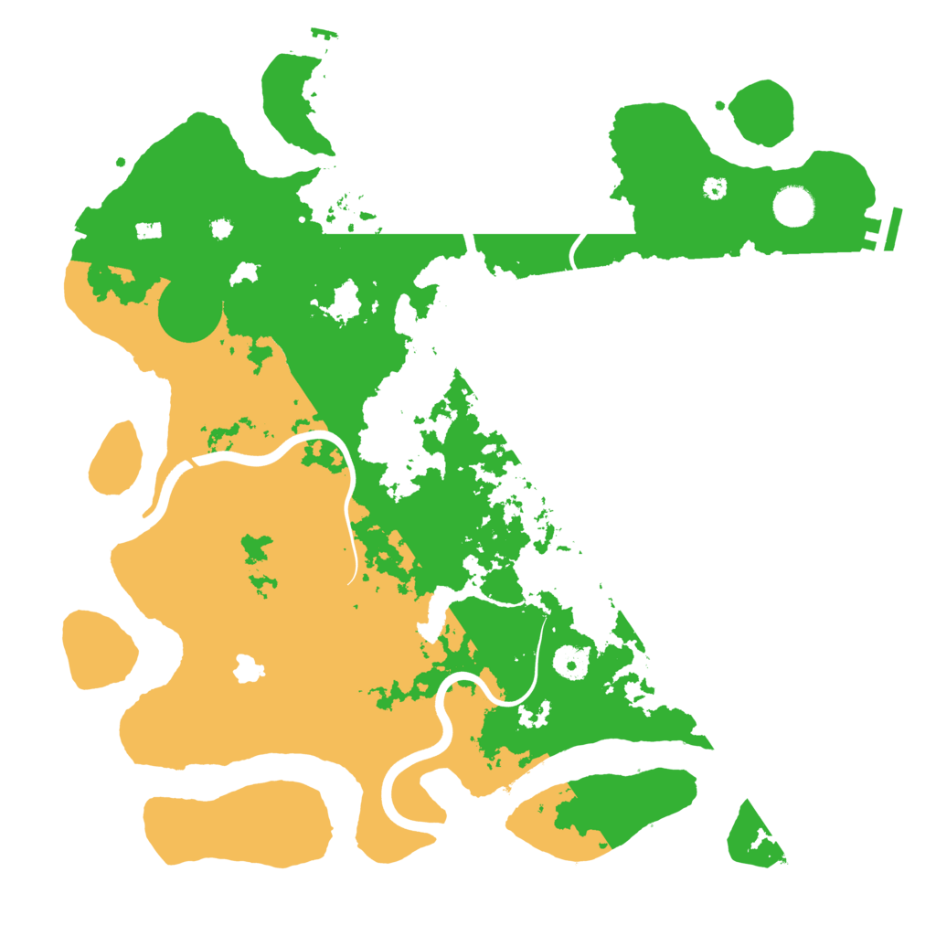 Biome Rust Map: Procedural Map, Size: 4000, Seed: 117536078