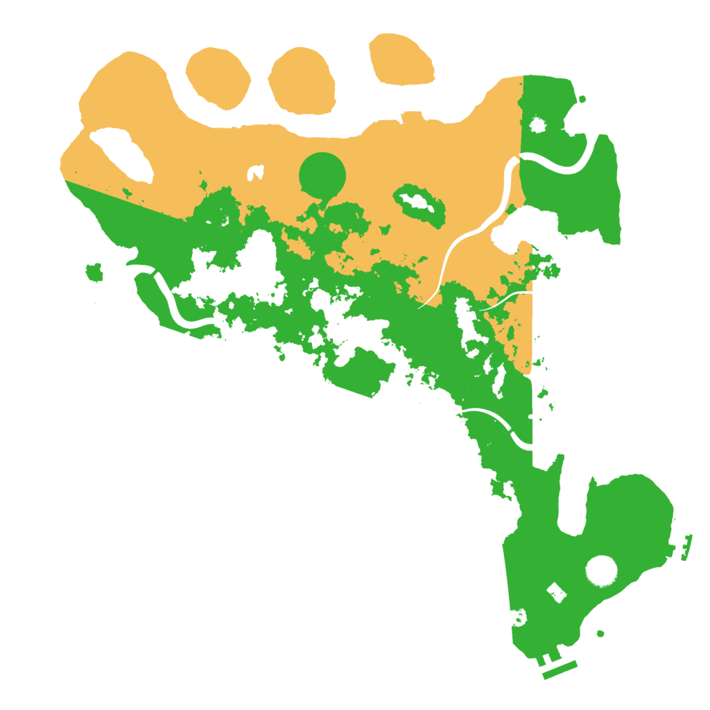 Biome Rust Map: Procedural Map, Size: 4000, Seed: 354223