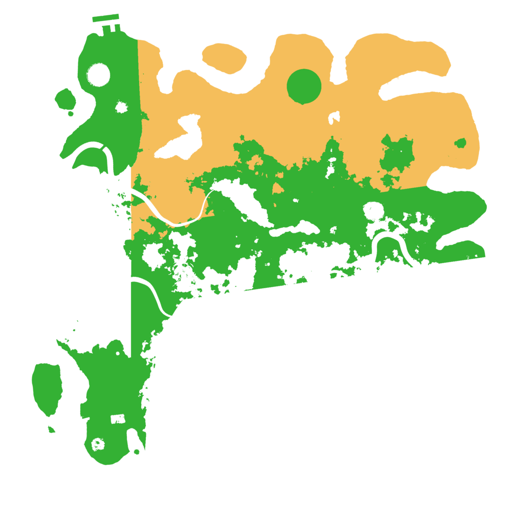 Biome Rust Map: Procedural Map, Size: 4000, Seed: 21046