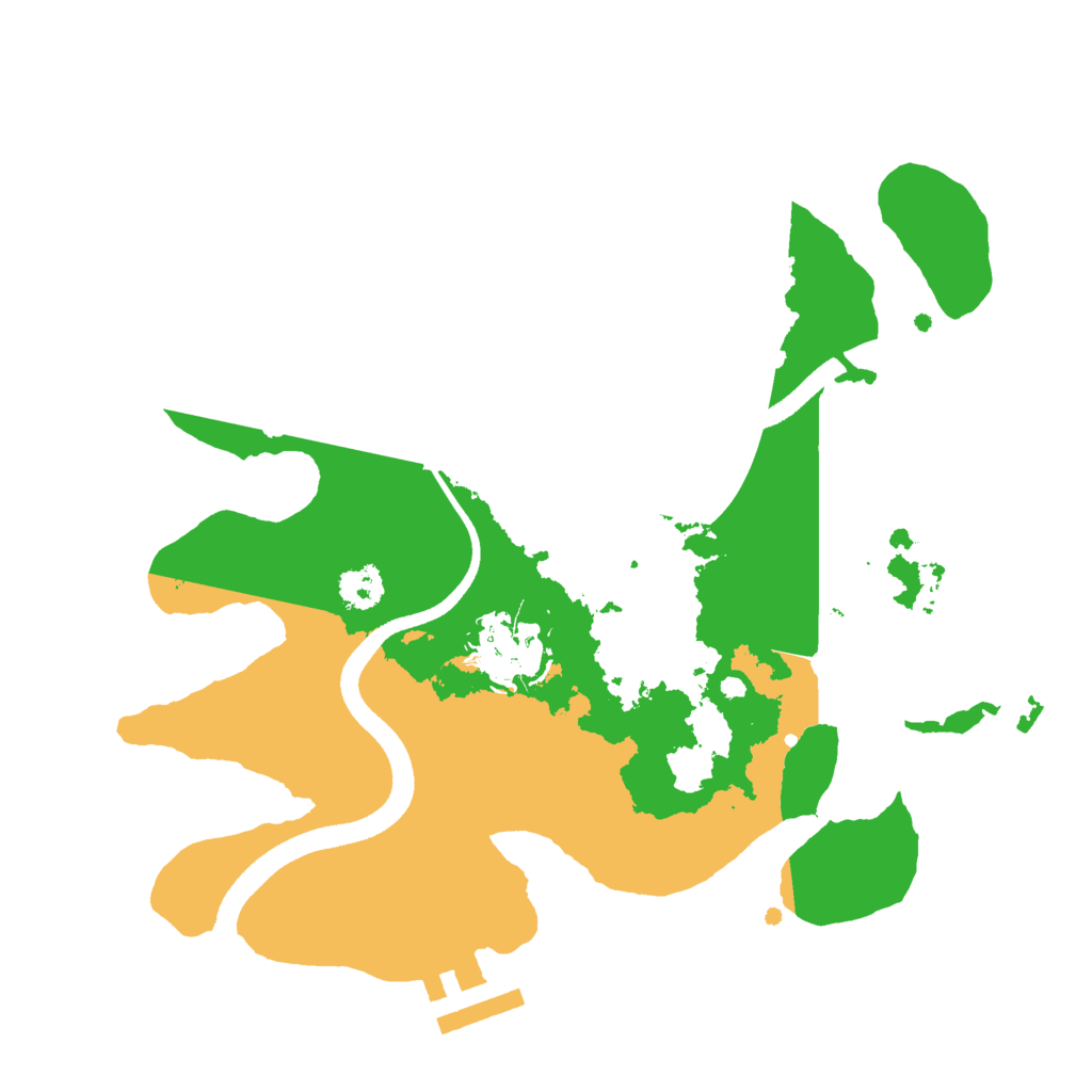 Biome Rust Map: Procedural Map, Size: 2500, Seed: 1724416391