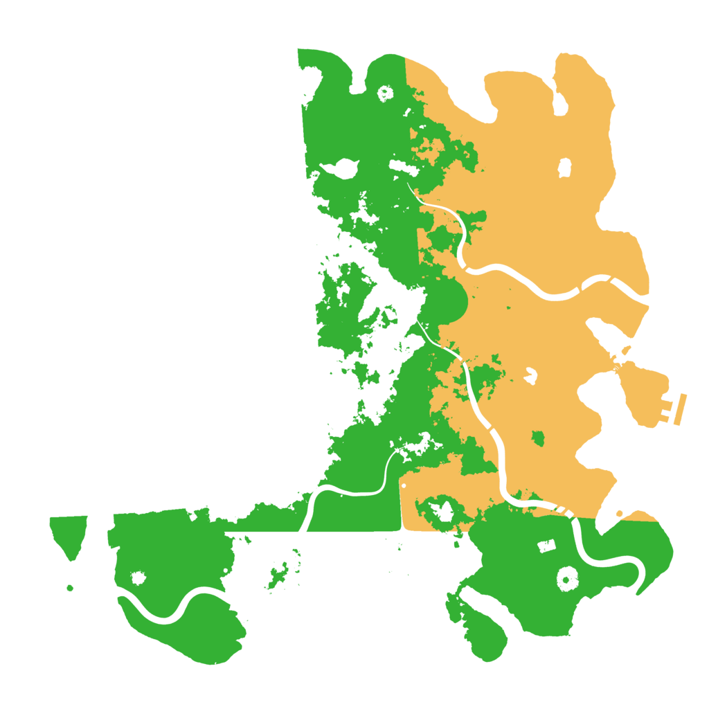 Biome Rust Map: Procedural Map, Size: 4500, Seed: 422717340