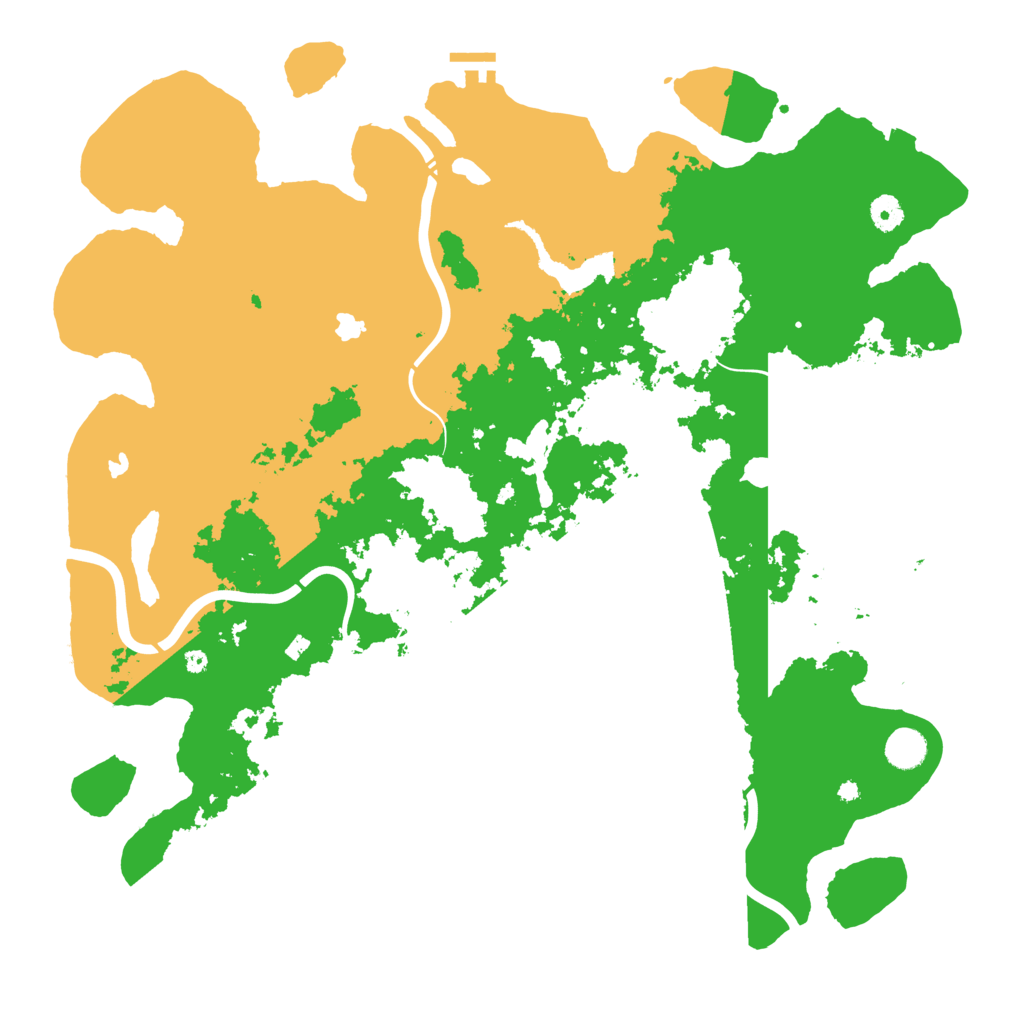Biome Rust Map: Procedural Map, Size: 4500, Seed: 962730080