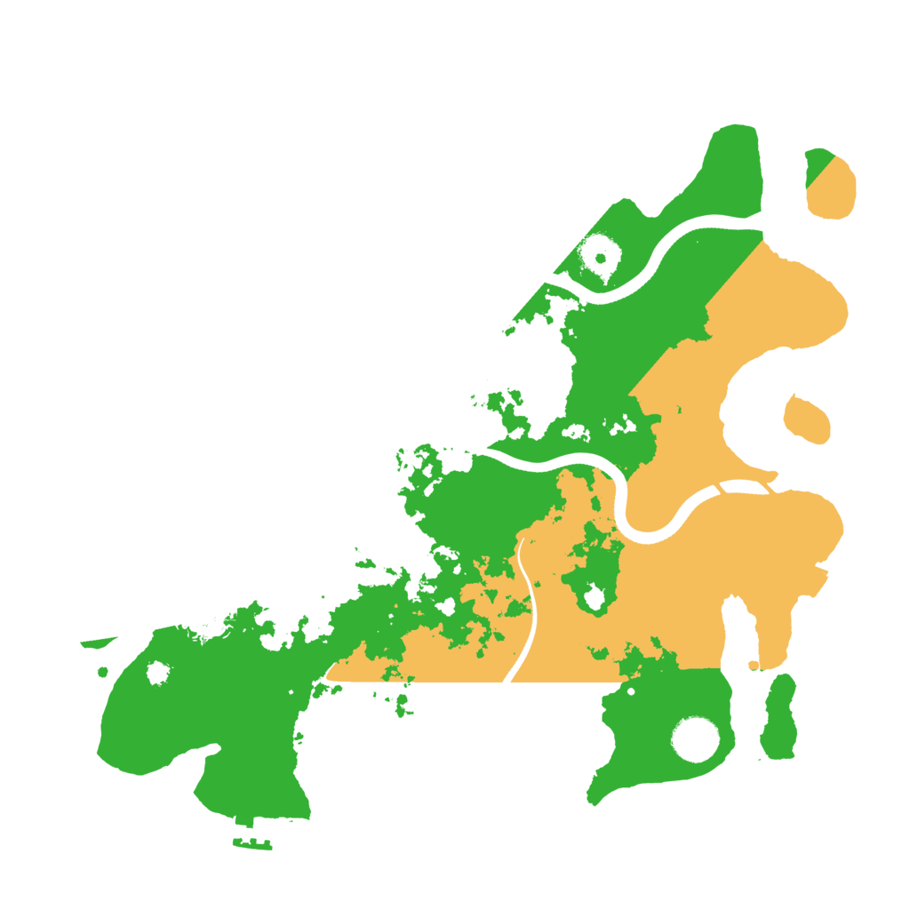 Biome Rust Map: Procedural Map, Size: 3500, Seed: 1298172287