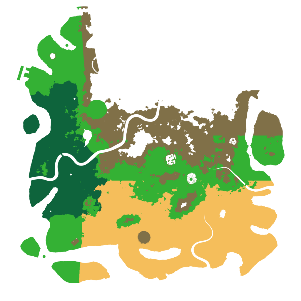 Biome Rust Map: Procedural Map, Size: 4200, Seed: 1662382708